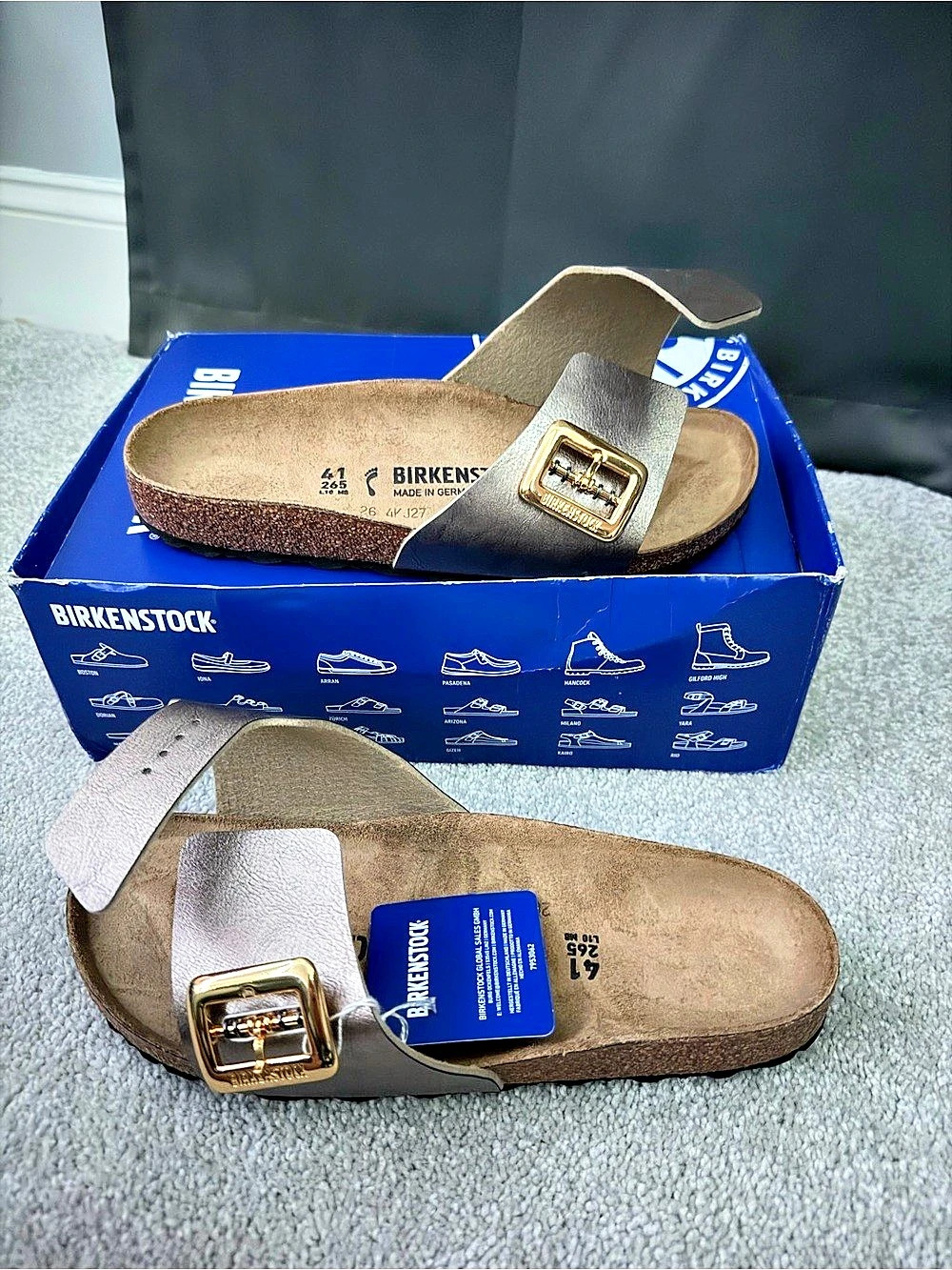 Birkenstock Catalina Cushion Buckle Brown -TW